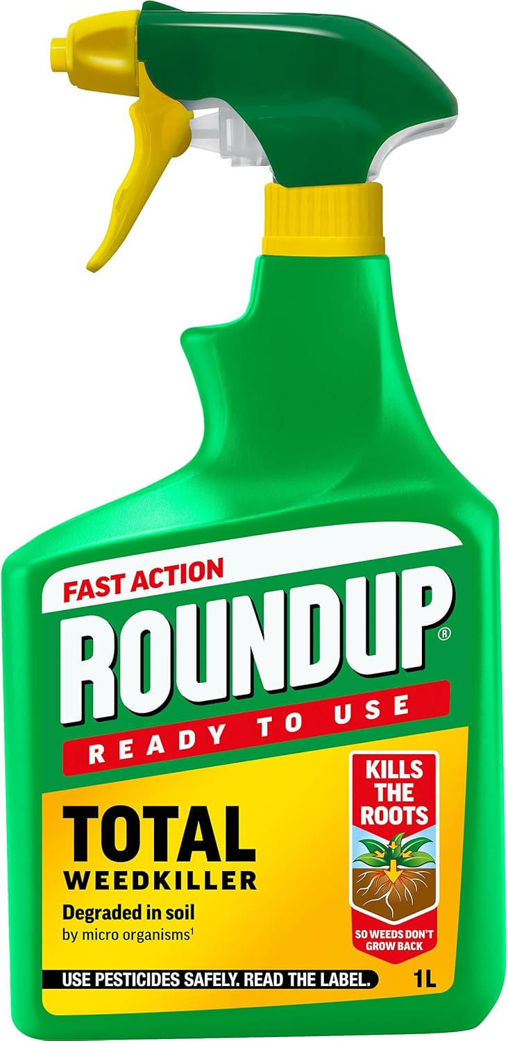 Roundup Total Fast Action Weed Killer, 1L