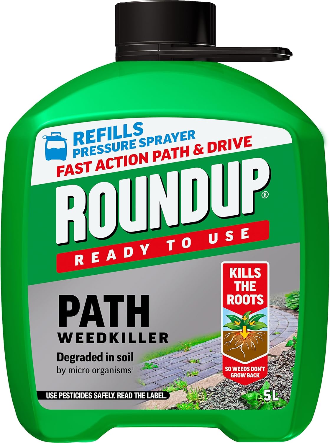 Roundup Path Weedkiller, 5L Refill